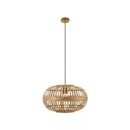 EGLO 49771 függeszték E27 60W 38cm bambusz Amsfield