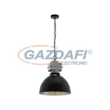 EGLO 49869 függeszték E27 1x60W fekete Rockingham