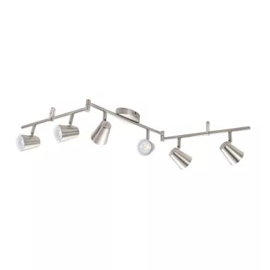 EGLO 75218 LED mennyezetiGU10 6x3,3W mattnik.Travale2