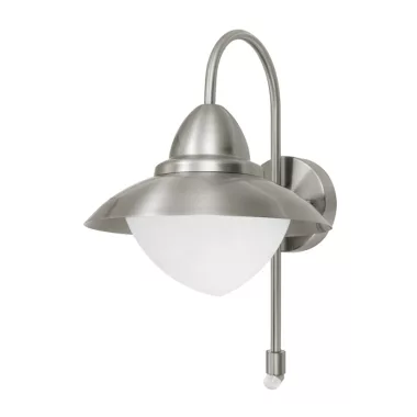 EGLO 87105 Kültéri fali E27 1*60W magasság:37,5cm nemesacél szenzoros Sidney