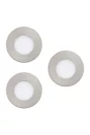 EGLO 900111 LED-CCT-beép 3X2,8W8,6cm nikkelFUEVA-Z