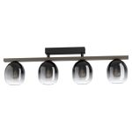   EGLO 900185 mennyezeti lámpa 4xE27fek/fa/fek-szürk-átl.Filago