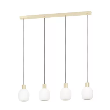 EGLO 900306 függeszték 4xE27 szálcs.sr/ar/feh Manzanares