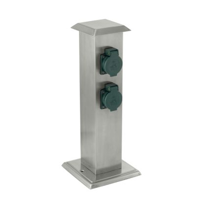   EGLO 90748 Kerti csatlakozó oszlop mag:40cm nemes acél Park 4