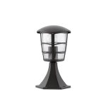   EGLO 93099 Kültéri talpas álló E27 1x60W 17*17*30cm alumínium öntvény fekete, átlátszó műanyag IP44 Aloria
