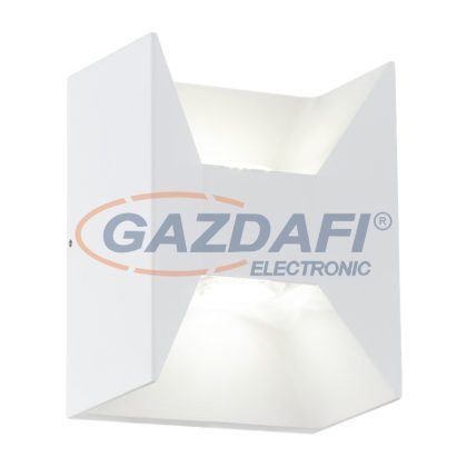   EGLO 93318 Kültéri LED fali 2x2,5W 360lm 14*18*10,5cm alumínium öntvény fehér IP44 Morino