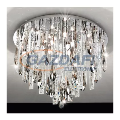 EGLO 93433 Kristály mennyezeti G9 8x33W 58cm Calaonda