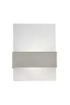 EGLO 93438 Kültéri LED fali 2x2,5W 360lm 21,5*29*9cm nemesacél, szatin üveg IP44 Nadela