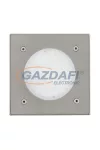 EGLO 93481 Kültéri LED talajba építhető 1x2,5W 180lm szögletes 10,2*10,2cm nemesacél, átlátszó üveg IP65 Lamedo
