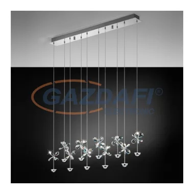 EGLO 93663 LED kristály függ 10x2,5W 10x87cm Pianopoli