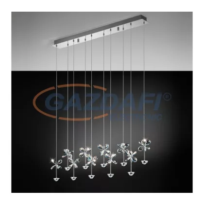 EGLO 93663 LED kristály függ 10x2,5W 10x87cm Pianopoli