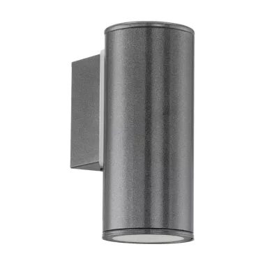 EGLO 94102 LED-es kültéri fali GU10 1x3W IP44 antracit Riga