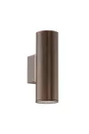 EGLO 94105 LED-es kültéri fali GU10 2x3W IP44 antik barna Riga EGLO 94105 LED-es kültéri fali GU10 2x3W IP44 antik barna Riga