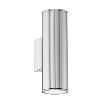   EGLO 94107 LED-es kültéri fali GU10 2x3W IP44 nemes acél Riga