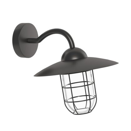 EGLO 94792 Kültéri fali E27 1x60W fekete Melgoa