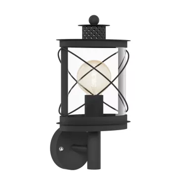 EGLO 94842 Kültéri fali E27 1x60W fekete Hilburn
