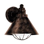 EGLO 94858 Kültéri fali E27 1x40W antikréz Barrosela