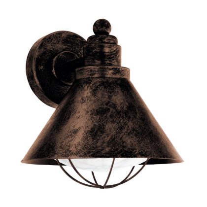 EGLO 94858 Kültéri fali E27 1x40W antikréz Barrosela