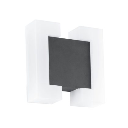   EGLO 95988 LED-es kültéri fali 2x4,8W IP44 fehér/antracit Sitia