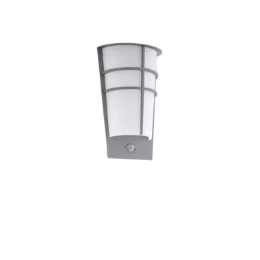 EGLO 96017 LED-es kültéri fali 2x2,5W IP44 szenzor ezüst Breganzo1