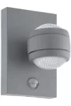 EGLO 96019 LED-es kültéri fali 2x3,7W IP44 szenzor ezüst Sesimba1 EGLO 96019 LED-es kültéri fali 2x3,7W IP44 szenzor ezüst Sesimba1