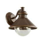   EGLO 96262 Kültéri fali E27 1x40W IP44 barna/vörösréz Albacete
