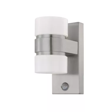 EGLO 96277 LED-es kültéri fali 2x6W IP44 nemesacél/fehér Atollari