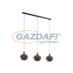 EGLO 97216 függeszték E27 3x60W barna Camborne