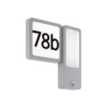 EGLO 97297 Kültéri LED fali/2+1 szenz.ezüst Cheira