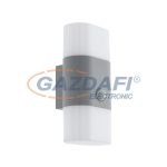 EGLO 97313 Kültéri LED fali 2x6W szenzor ezüst Favria1