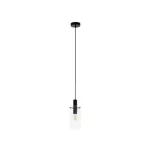   EGLO 97366 függeszték E27 1x60W fekete/átlátszó Montefino