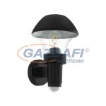   EGLO 97445 Kültéri fali E27 szenzor fekete/átlátszó Verlucca