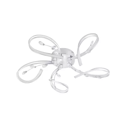 EGLO 97487 LED mennyezeti 5x6,6W króm/kristály Vallemare