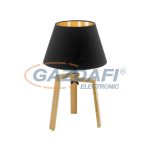 EGLO 97515 Asztali E27 1x60W natúr/fekete Chietino