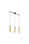 EGLO 97652 függeszték E27 3x60W fekete/arany Pinto Gold