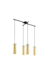 EGLO 97653 függeszték E27 4x60W fekete/arany Pinto Gold