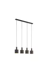 EGLO 97685 függeszték E27 4x60W barna/cappucino Concessa1