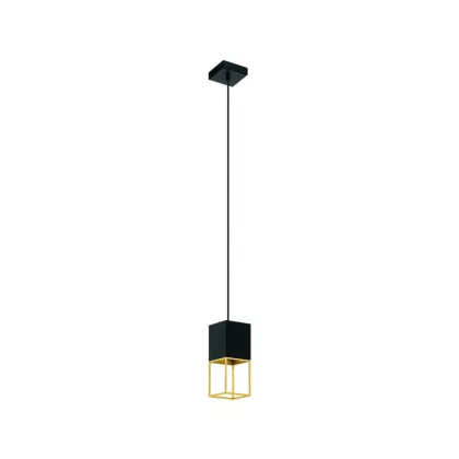  EGLO 97733 LED függeszték GU10 1x5W fekete/arany Montebaldo