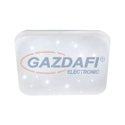   EGLO 97882 LED mennyezeti 17,3W 33x33cm fehér/kristály Frania-S