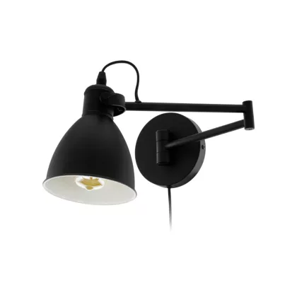 EGLO 97886 LED fali E27 1x10W fekete San Peri