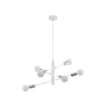 EGLO 98016 függeszték E27 6x60W fehér/króm Gradoli