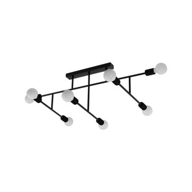 EGLO 98035 mennyezeti E27 8x40W fekete Belsiana