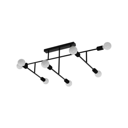 EGLO 98035 mennyezeti E27 8x40W fekete Belsiana