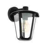   EGLO 98121 kültéri fali lámpa le E27 1x60W fekete Monreale