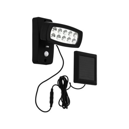   EGLO 98187 Szolár LED kültéri fali lámpa 2W mozgásérzékelős fekete Palizzi