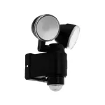   EGLO 98189 LED kültéri fali lámpa 2x4W fekete mozgásérzékelős Casabas