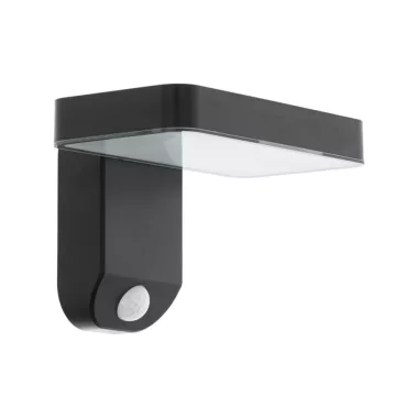 EGLO 98191 Szolár LED kültéri fali lámpa 4,5W mozgásérzékelős fekete Pation
