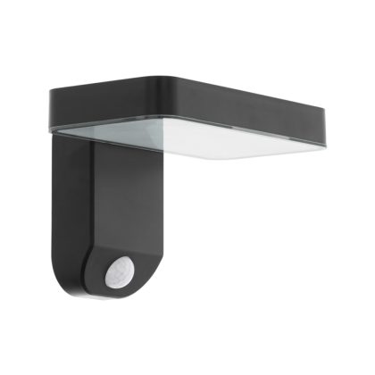   EGLO 98191 Szolár LED kültéri fali lámpa 4,5W mozgásérzékelős fekete Pation