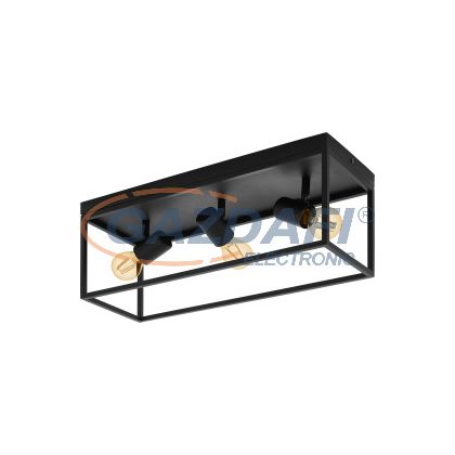 EGLO 98333 Mennyezeti lámpa E27 3x40W fekete Silentina