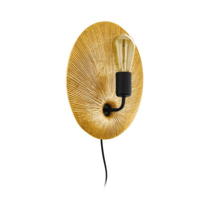 EGLO 98379 Fali lámpa E27 60W arany/fekete Gascueria